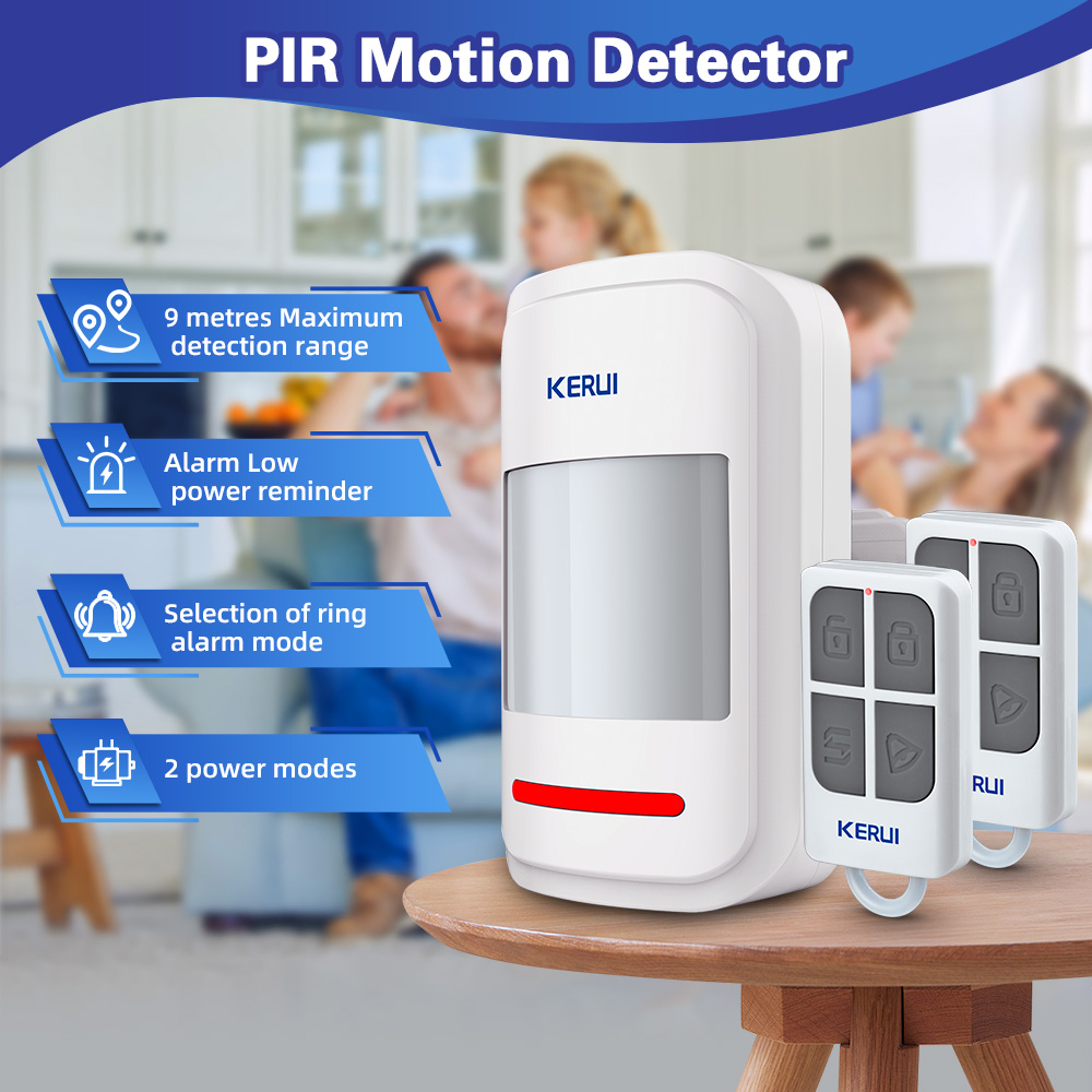 Pet Immune Pir Sensor - KERUI 433MHz Kızılötesi Hareket Sensörü Dedektörü
