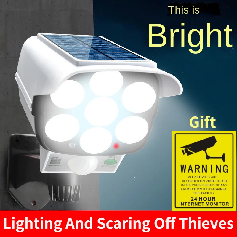 Home Security Outdoor Cameras - Açık Güneş Işığı Hareket Sensörü Güvenlik