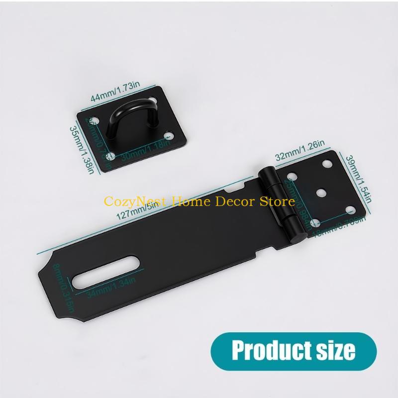 Home Security Door Reinforcement Lock - 92mf Çelik Güçlü Katlanır mandallar Hırsızlık
