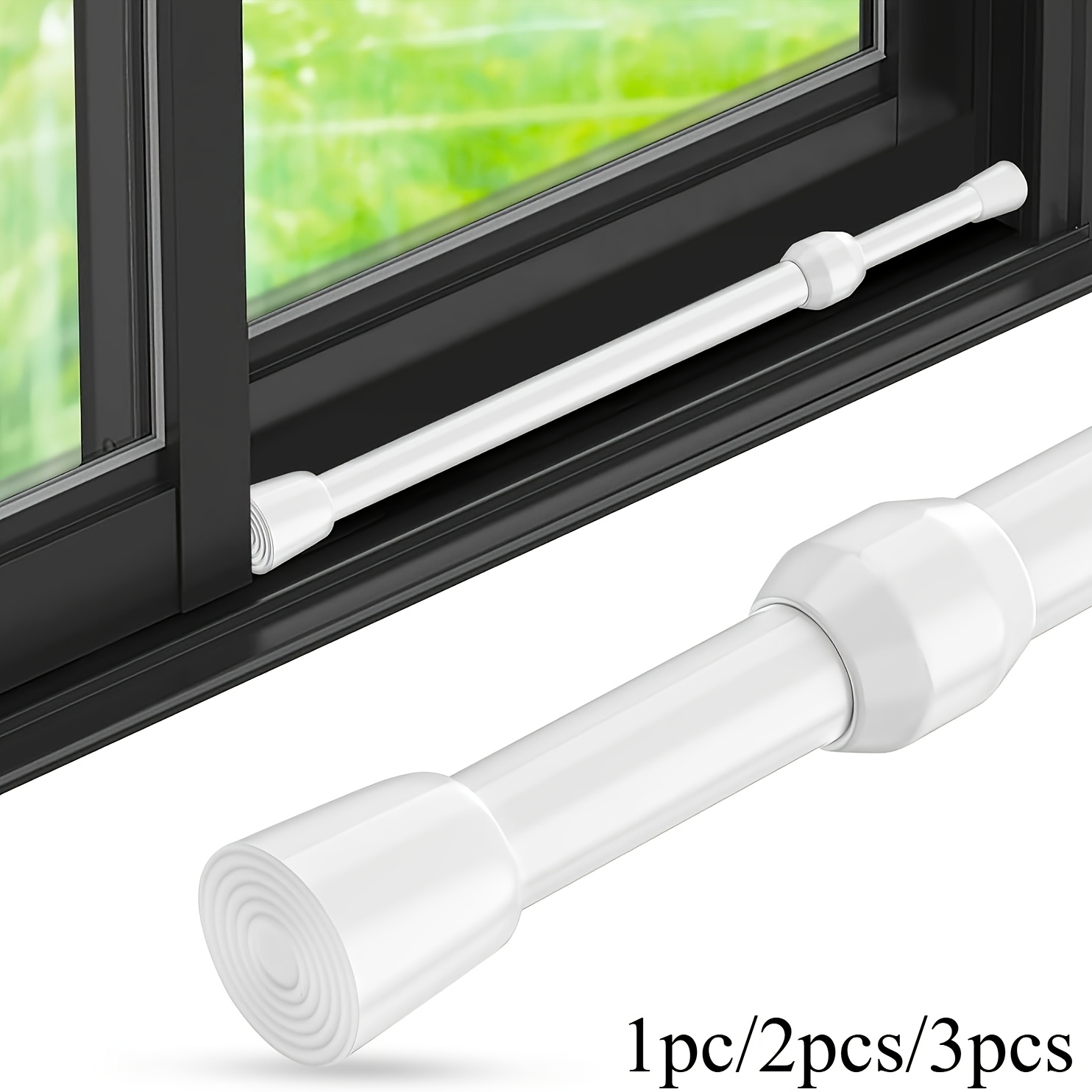 Home Security Door Reinforcement Lock - Ayarlanabilir Güvenlik Bağı: Cilalı Metal Ayarlanabilir