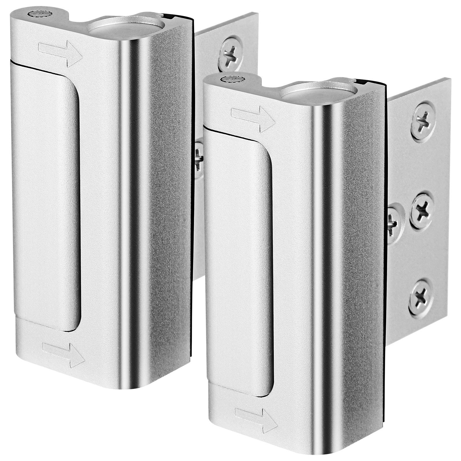 Home Security Door Reinforcement Lock - 2 Adet Kapı Güçlendirme Kilidi Alüminyum
