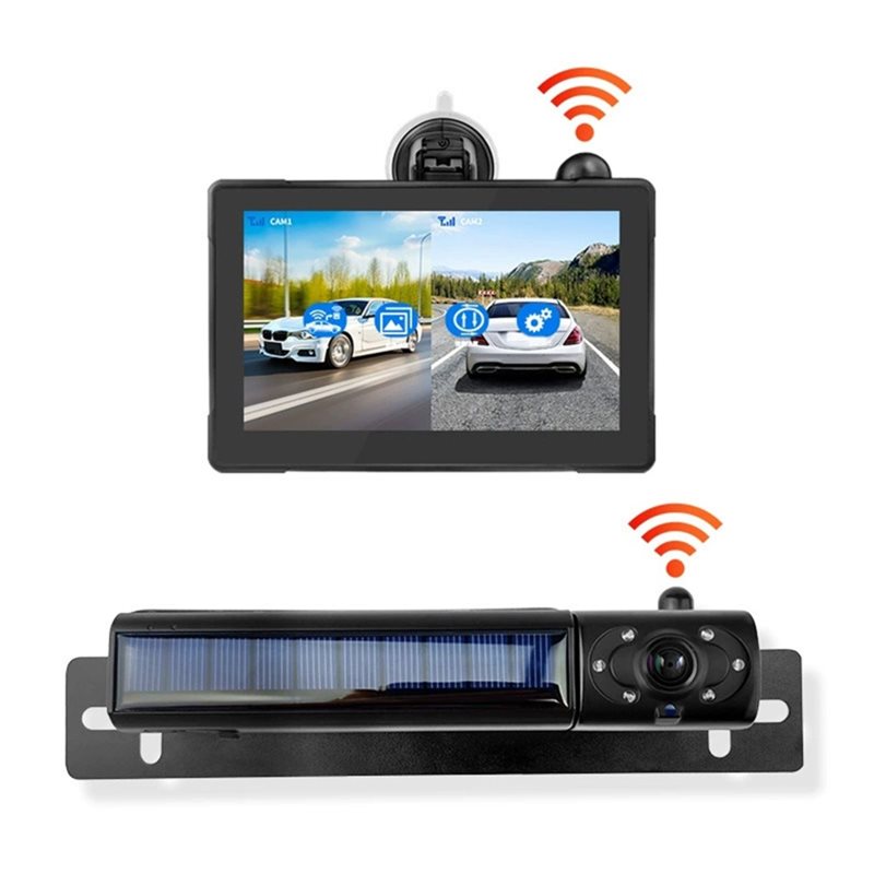 Camera Solar Wireless - A92Z Güneş Enerjili Kablosuz Geri Görüş
