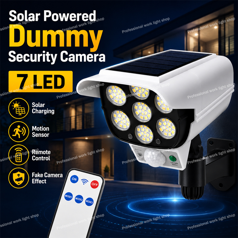 77 LED'li Güneş Enerjili Sahte - Home Yard Security Cameras incelemesi ve fiyatı
