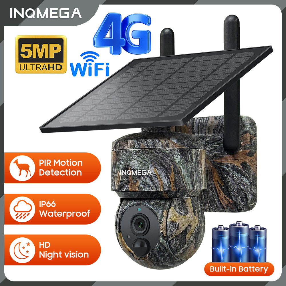 INQMEGA 5MP 4G / WIFI Güneş Ka - Home Security Outdoor Cameras incelemesi ve fiyatı