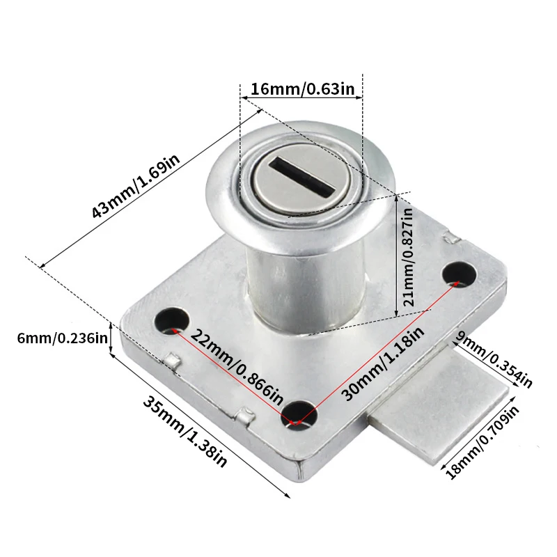 Anahtarlı Çekmece Kilidi, Komo - Home Security Door Reinforcement Lock incelemesi ve fiyatı