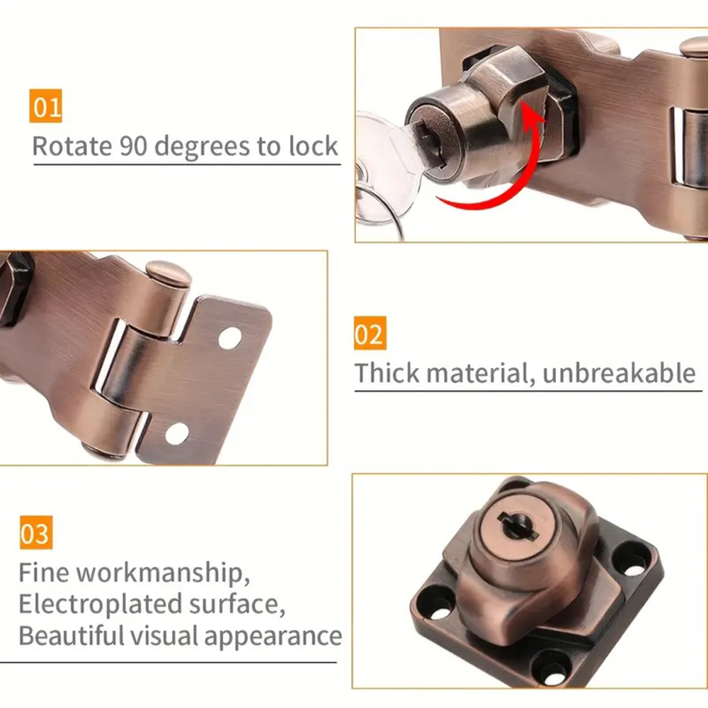 Kilitleme Çile Ağır Kilitleme  - Home Security Door Reinforcement Lock incelemesi ve fiyatı
