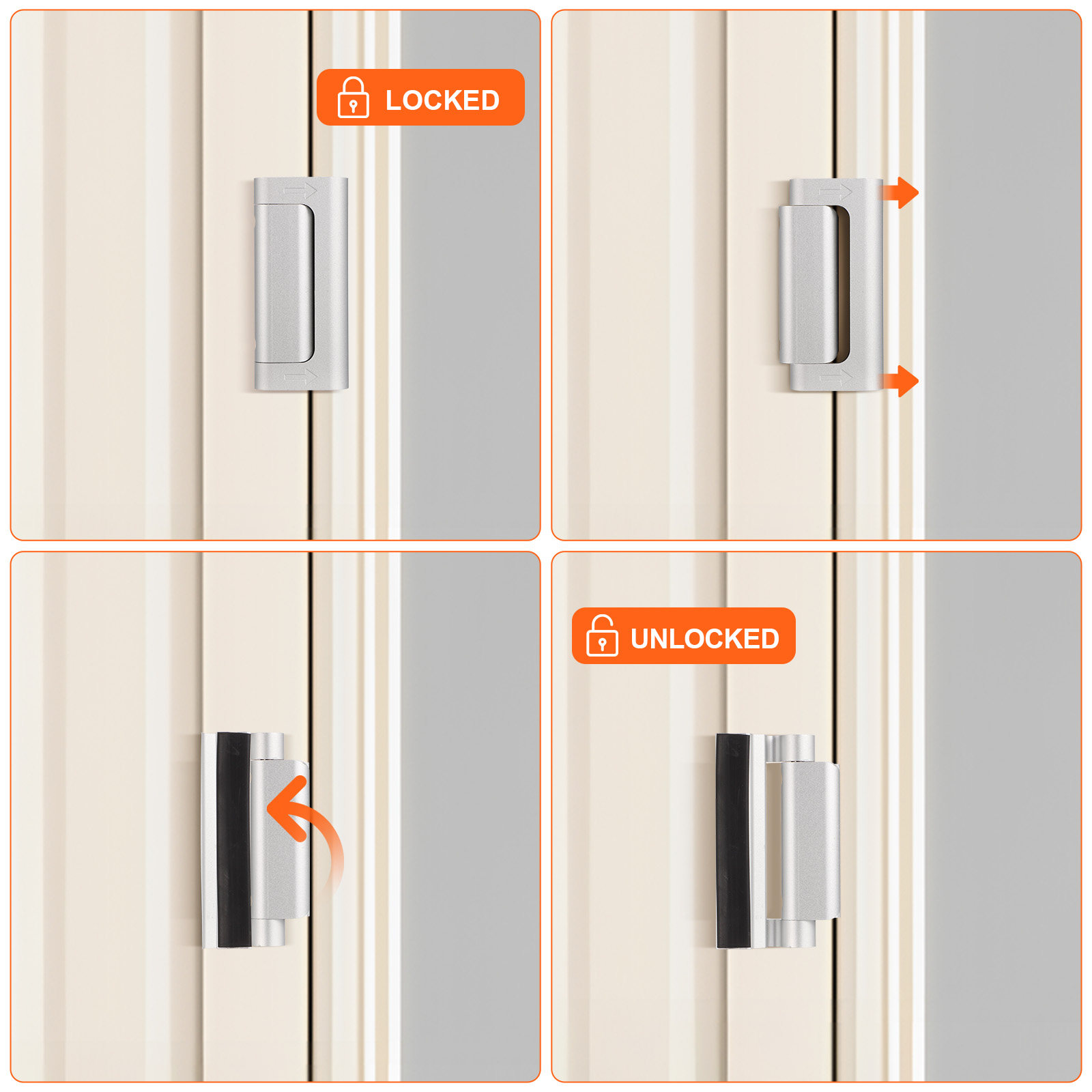 2 Adet Kapı Güçlendirme Kilidi - Home Security Door Reinforcement Lock incelemesi ve fiyatı