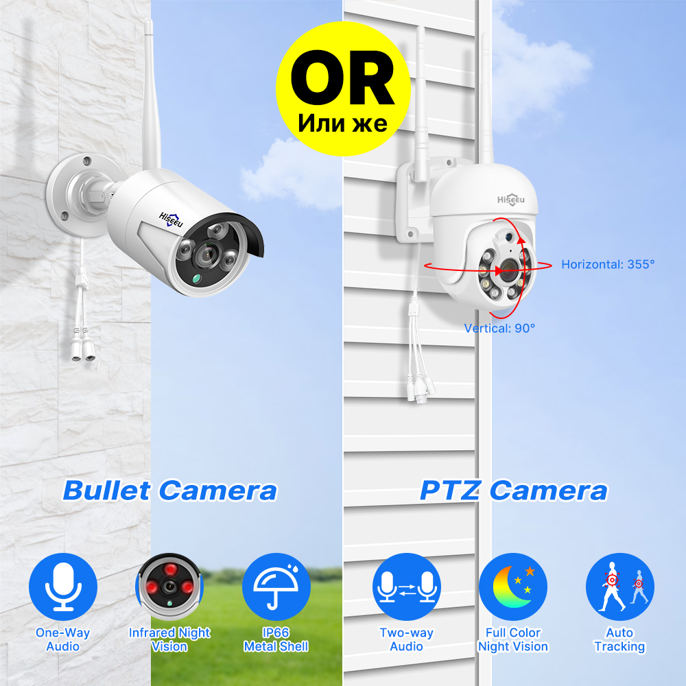 Hiseeu 5MP WiFi CCTV Kamera Gü - Home Security Outdoor Cameras incelemesi ve fiyatı