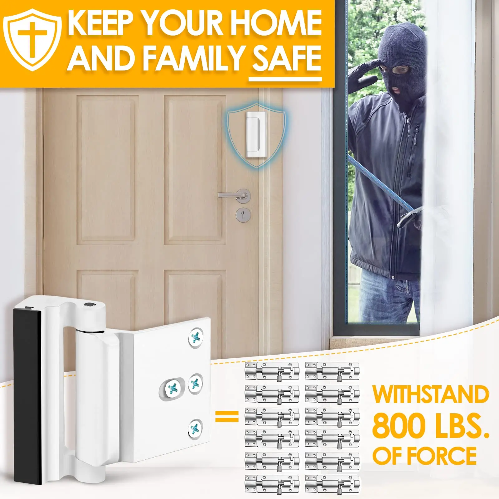 Yeni Ev güvenlik kapısı Kilidi - Home Security Door Reinforcement Lock incelemesi ve fiyatı