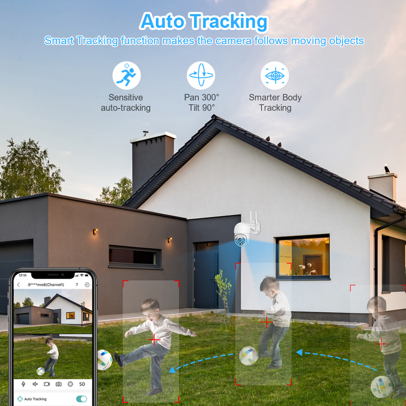 Smar 3MP Kablosuz CCTV Güvenli - Home Security Outdoor Cameras incelemesi ve fiyatı
