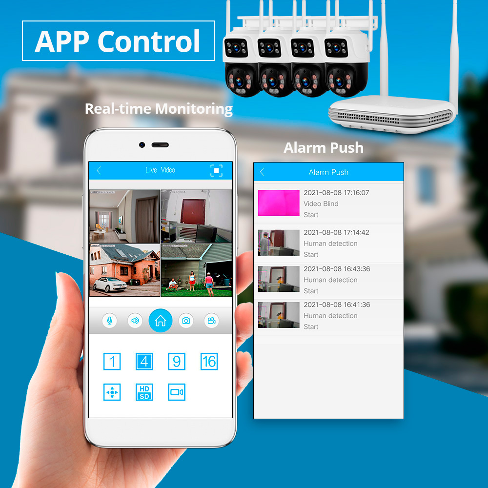KERUI 2K 4MP Açık Full HD Güve - Home Security Outdoor Cameras incelemesi ve fiyatı